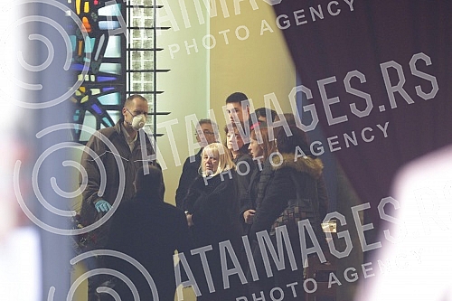 Funeral - cremation of actor Desimir Stanojevic held at the New Cemetery.Sahrana - kremacija glumca Desimira Stanojevica odrzana na Novom groblju.