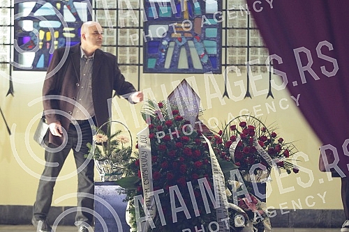 Funeral - cremation of actor Desimir Stanojevic held at the New Cemetery.Sahrana - kremacija glumca Desimira Stanojevica odrzana na Novom groblju.