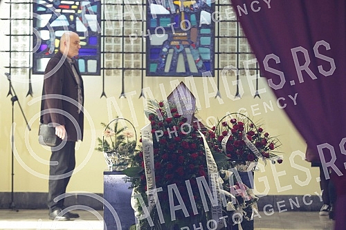 Funeral - cremation of actor Desimir Stanojevic held at the New Cemetery.Sahrana - kremacija glumca Desimira Stanojevica odrzana na Novom groblju.