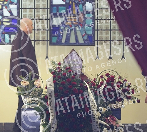 Funeral - cremation of actor Desimir Stanojevic held at the New Cemetery.Sahrana - kremacija glumca Desimira Stanojevica odrzana na Novom groblju.