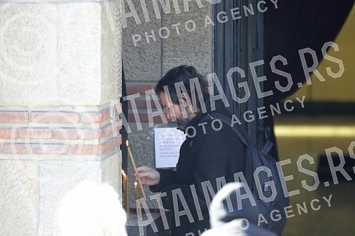 Funeral - cremation of actor Desimir Stanojevic held at the New Cemetery.Sahrana - kremacija glumca Desimira Stanojevica odrzana na Novom groblju.