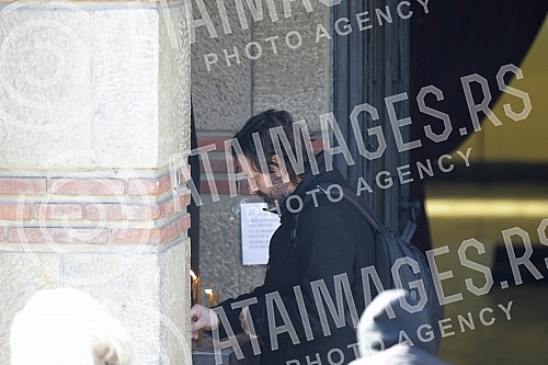 Funeral - cremation of actor Desimir Stanojevic held at the New Cemetery.Sahrana - kremacija glumca Desimira Stanojevica odrzana na Novom groblju.