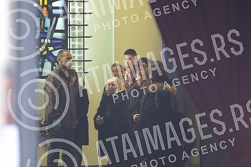 Funeral - cremation of actor Desimir Stanojevic held at the New Cemetery.Sahrana - kremacija glumca Desimira Stanojevica odrzana na Novom groblju.