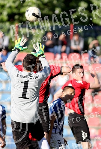 Utakmica 26 kola Prve lige Srbije odigrana na stadionu FK Bezanija izmedju FK Bezanija i BSK iz Borce.