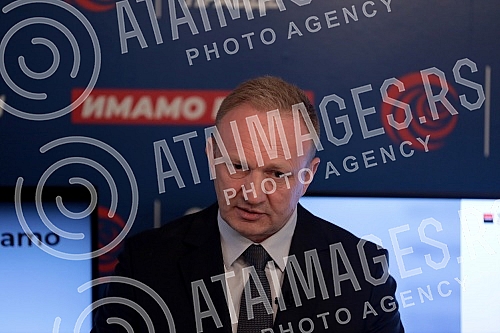 The president of the Party of Freedom and Justice, Dragan Djilas, held a press conference at the party's headquarters.Predsednik Stranke slobode i pravde Dragan Djilas odrzao je  konferenciju za medije u sedistu stranke. 
