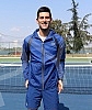 Practice of Novak Djokovic held on Tennis center 