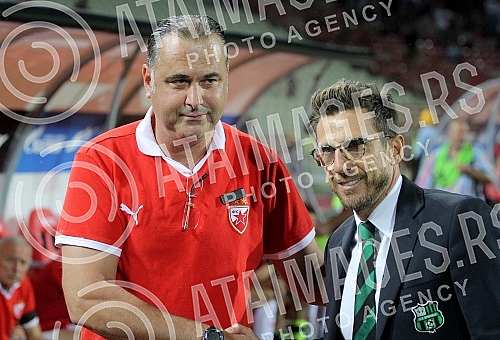 Play - offs, second leg, for UEFA Europa League between FK Crvena zvezda (Serbia) and US Sassuolo (Italia) held on stadium 
