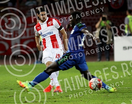 Play - offs, second leg, for UEFA Europa League between FK Crvena zvezda (Serbia) and US Sassuolo (Italia) held on stadium 