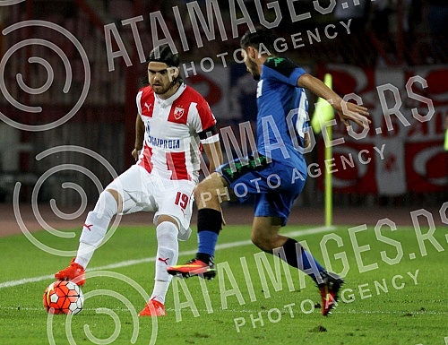 Play - offs, second leg, for UEFA Europa League between FK Crvena zvezda (Serbia) and US Sassuolo (Italia) held on stadium 