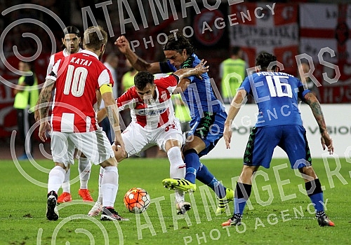Play - offs, second leg, for UEFA Europa League between FK Crvena zvezda (Serbia) and US Sassuolo (Italia) held on stadium 