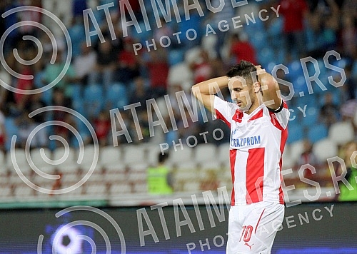 Play - offs, second leg, for UEFA Europa League between FK Crvena zvezda (Serbia) and US Sassuolo (Italia) held on stadium 