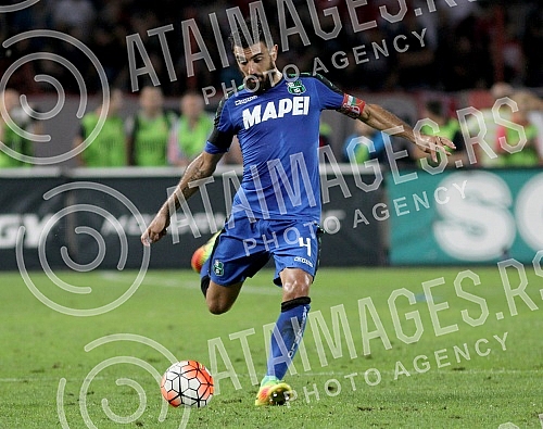 Play - offs, second leg, for UEFA Europa League between FK Crvena zvezda (Serbia) and US Sassuolo (Italia) held on stadium 