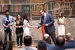 The President of the Republic of Serbia, Aleksandar Vucic, attended the ceremony of awarding employment contracts to the most successful graduates of all medical faculties and secondary medical schools in Serbia.Predsednik Republike Srbije Aleksand