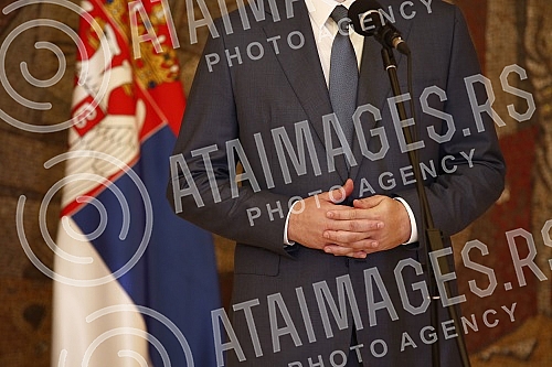 The President of the Republic of Serbia, Aleksandar Vucic, attended the ceremony of awarding employment contracts to the most successful graduates of all medical faculties and secondary medical schools in Serbia.Predsednik Republike Srbije Aleksand