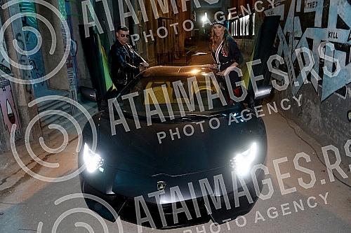 Recording of the TV spot 