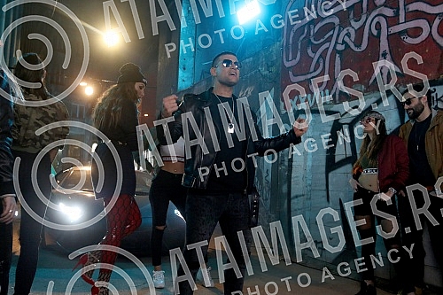 Recording of the TV spot 