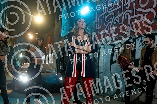 Recording of the TV spot 