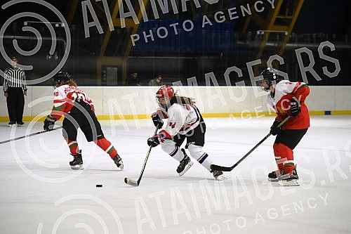 A friendly match between the Serbia Girls team (the players of the team are girls from 2002 to 2008 and will be the future women's national team of Serbia in ice hockey) and the Bulgarian national team was played in the Pionir Ice Hall.Prijateljska