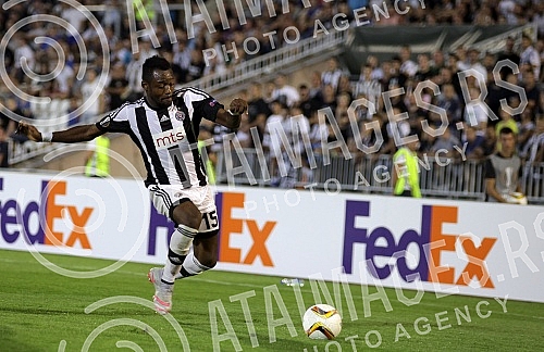 Utakmica 1-og kola grupne faze Lige Evrope (UEFA Europe League) izmedju FK Partizan, Srbija (Serbia) i AZ Alkmar, Holandija (Netherlands) odigrana na stadionu Partizana. 