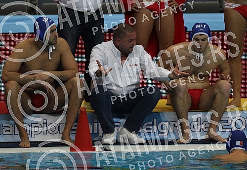 Evropsko prvenstvo u vaterpolu (European waterpolo championships - 32nd for men and 16th for women) Francuska - Malta (France vs Malta - men). 
