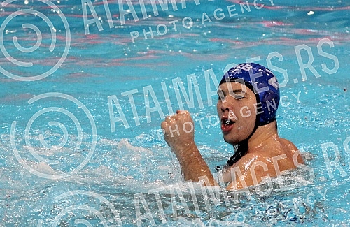 Evropsko prvenstvo u vaterpolu (European waterpolo championships - 32nd for men and 16th for women) Hrvatska - Srbija (Croatia vs Serbia - men).