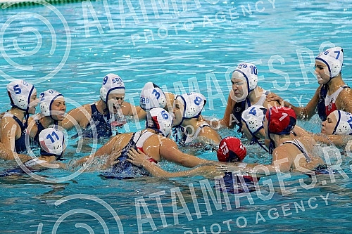 Evropsko prvenstvo u vaterpolu (European waterpolo championships - 32nd for men and 16th for women) Srbija - Nemacka (Serbia vs Germany - women).