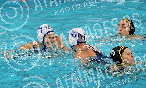 Evropsko prvenstvo u vaterpolu (European waterpolo championships - 32nd for men and 16th for women) Srbija - Nemacka (Serbia vs Germany - women).