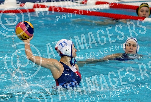 Evropsko prvenstvo u vaterpolu (European waterpolo championships - 32nd for men and 16th for women) Srbija - Nemacka (Serbia vs Germany - women).