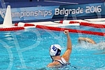 Evropsko prvenstvo u vaterpolu (European waterpolo championships - 32nd for men and 16th for women) Srbija - Nemacka (Serbia vs Germany - women).