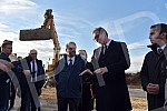 The President of the Republic of Serbia, Aleksandar Vucic, attended the ceremony marking the beginning of works on the construction of the highway E-80 Nis (Merosina) - Plocnik (Beloljin), phase 1, section Merosina-Merosina 1.Predsednik Republike S