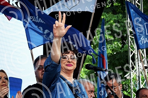Opposition protest entitled 