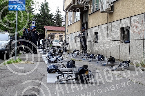 Opposition protest entitled 