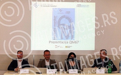 The Faculty of Economics of the University of Belgrade and the Foundation for the Development of Economic Science (FREN) organized the promotion of the 67th issue of the bulletin 