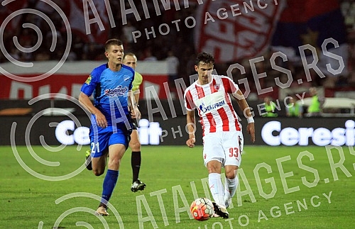 erbian football Superleague match between FK Crvena Zvezda i FK Backa played at Rajko Mitic stadium. Utakmica Super lige Srbije izmedju FK Crvena Zvezda i FK  Backa odigrana na stadionu Rajko Mitic