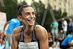 Womans long jump competition held in Belgrade. Takmicenje u skoku u dalj  u sklopu promocije dvoranskog sampionata Evrope odzanao na beogradskim Terazijama. 