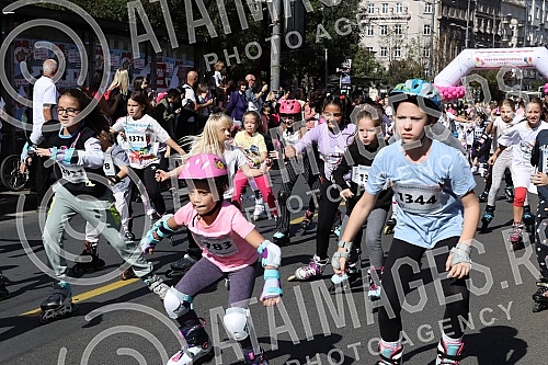 Belgrade roller skating plus, organized by the Belgrade Roller skating Association, under the auspices of the Secretariat for Sports and Youth and the Secretariat for Education and Child Protection of the City of Belgrade, was held in the center of B