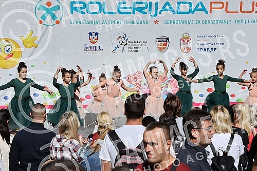 Belgrade roller skating plus, organized by the Belgrade Roller skating Association, under the auspices of the Secretariat for Sports and Youth and the Secretariat for Education and Child Protection of the City of Belgrade, was held in the center of B