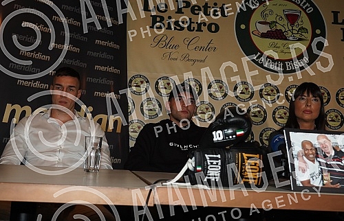 Press conference on the occasion of the first memorial of prof. Dr. Miroslav Popovic, which will be held on November 8 at UBU. And the match for the title of professional champion of Serbia in cruiserweight between Veljko Raznatovic and Goran Babic (