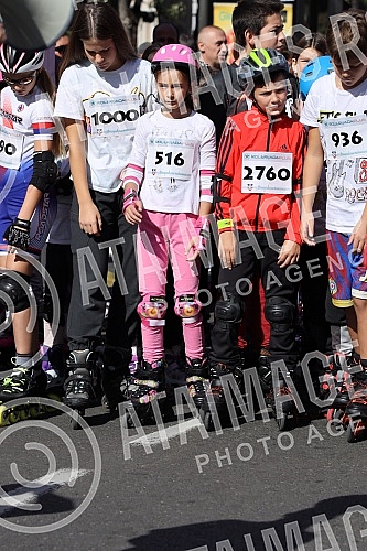 Belgrade roller skating plus, organized by the Belgrade Roller skating Association, under the auspices of the Secretariat for Sports and Youth and the Secretariat for Education and Child Protection of the City of Belgrade, was held in the center of B