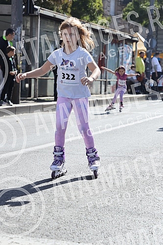 Belgrade roller skating plus, organized by the Belgrade Roller skating Association, under the auspices of the Secretariat for Sports and Youth and the Secretariat for Education and Child Protection of the City of Belgrade, was held in the center of B