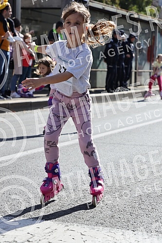 Belgrade roller skating plus, organized by the Belgrade Roller skating Association, under the auspices of the Secretariat for Sports and Youth and the Secretariat for Education and Child Protection of the City of Belgrade, was held in the center of B