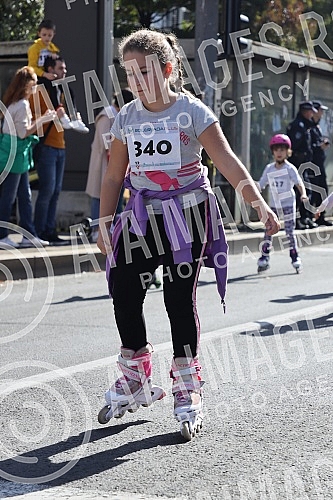 Belgrade roller skating plus, organized by the Belgrade Roller skating Association, under the auspices of the Secretariat for Sports and Youth and the Secretariat for Education and Child Protection of the City of Belgrade, was held in the center of B