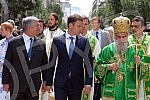 Svetom liturgijom u Vaznesenjsoj crkvi i svecanom litijom centralnim gradskim ulicama, obelezena slava grada Beograda - Spasovdan.