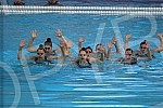 Evropsko prvenstvo u vaterpolu (European waterpolo championships - 32nd for men and 16th for women) Program umetnicko i sinhrono plivanje pred ceremoniju dodele medalja. 