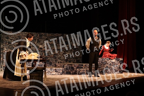 The premiere of the play 