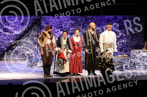 The premiere of the play 