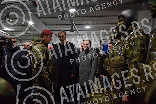 The President of the Republic of Serbia, Aleksandar Vucic, is staying in the Nisava District, and on the third day he visited the Military Airport 