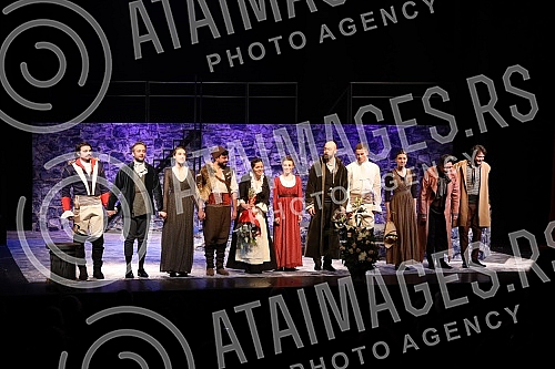 The premiere of the play 