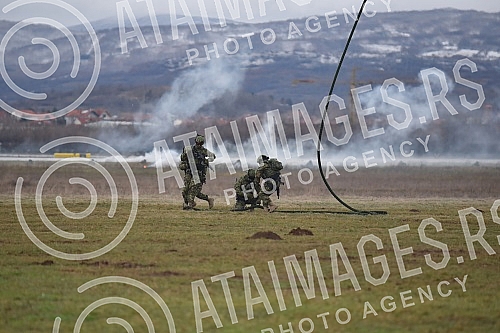 The President of the Republic of Serbia, Aleksandar Vucic, is staying in the Nisava District, and on the third day he visited the Military Airport 