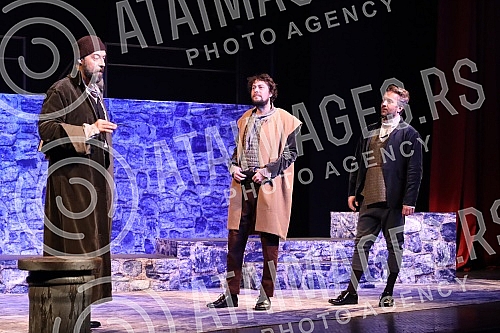 The premiere of the play 